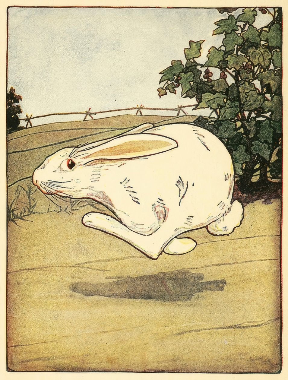 Peter sluttet aldri å løpe, fra The Tale of Peter Rabbit av American School
