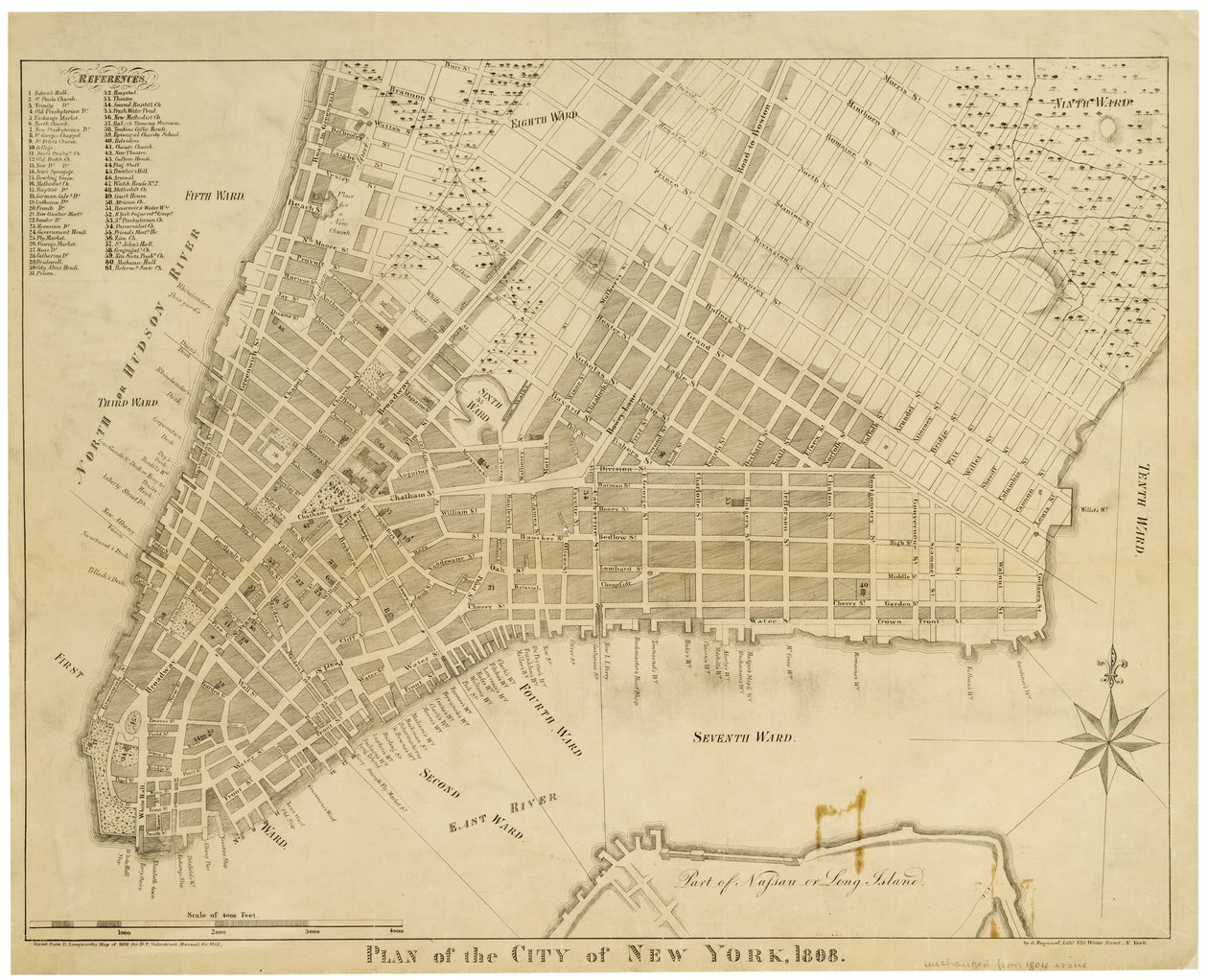 Plan for byen New York av American School