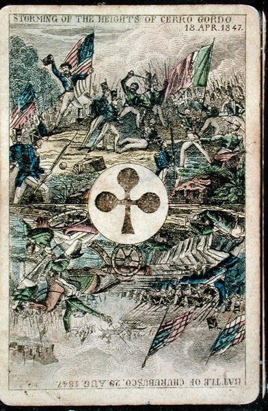 Spillekort: Ace of Clubs (farge litho) av American School