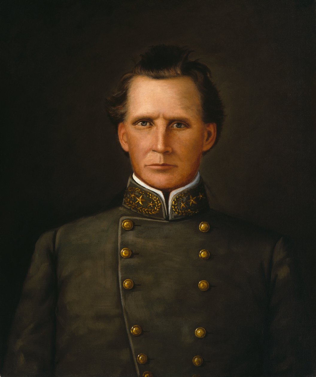 Portrett av brigadegeneral Joseph Lewis Hogg, ca. 1860 av American School