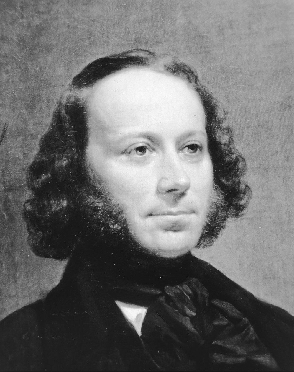 Portrett av John Ericsson (1803-1889) (litho) av American School