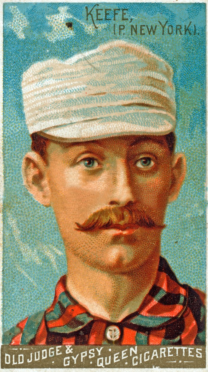Portrett av Tim Keefe, 1887 av American School