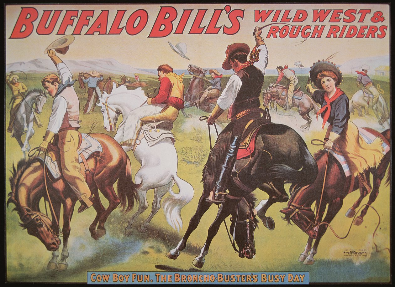 Plakat for Buffalo Bills (1846-1917) Wild West Show av American School