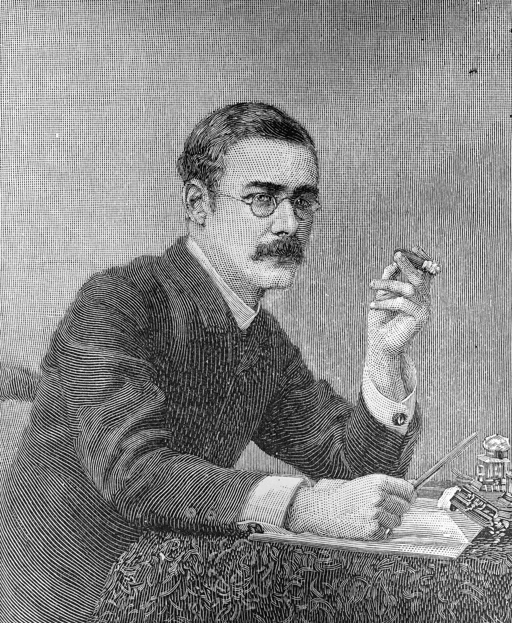 Rudyard Kipling (1865-1936) 1890 av American School