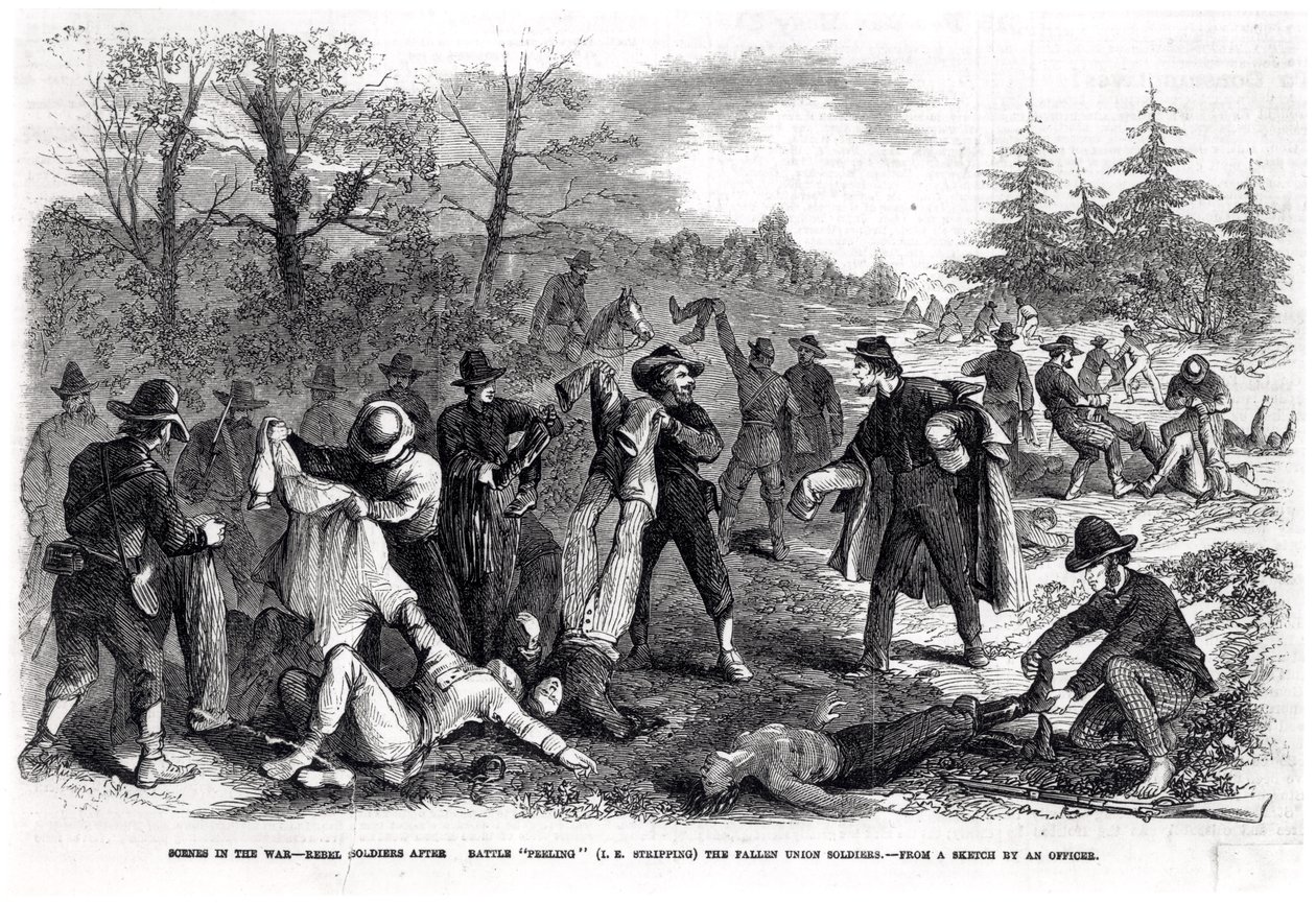 Scener i krigen: Rebel Soldiers after Battle 