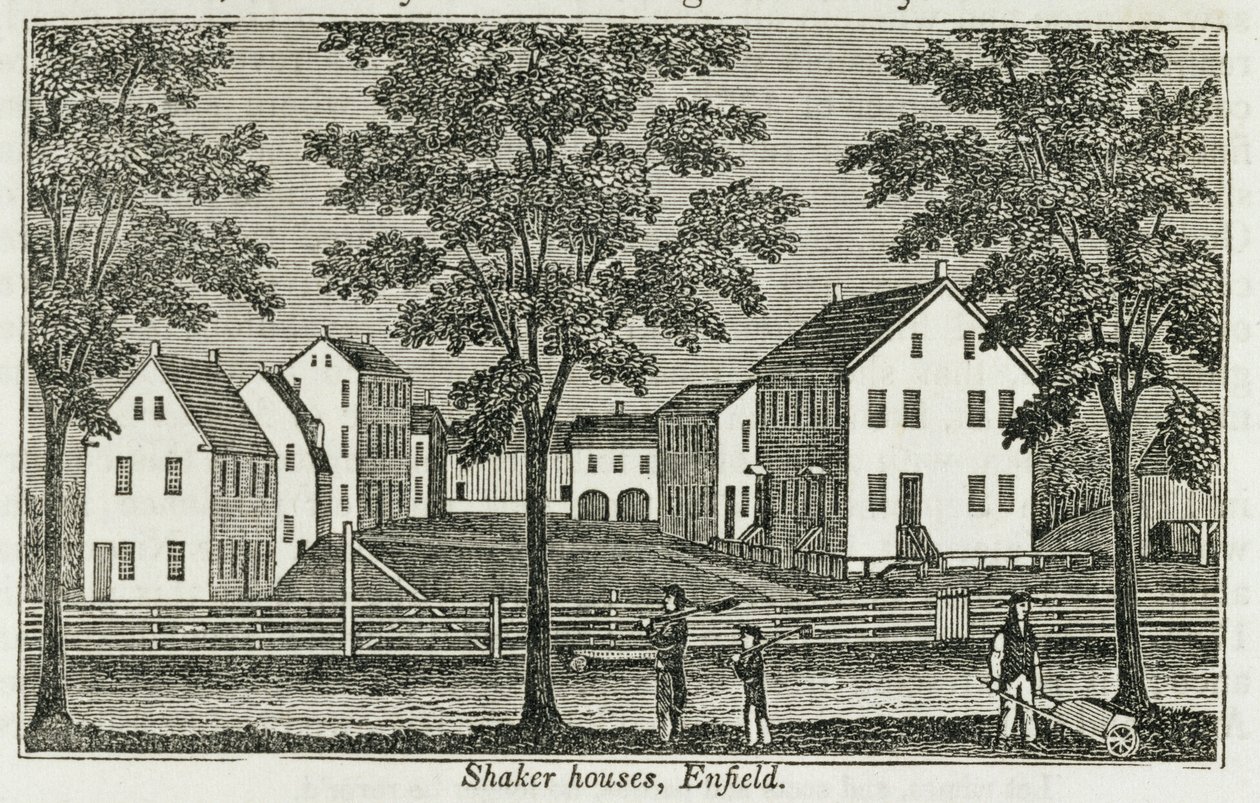 Shaker-hus i Enfield, fra 