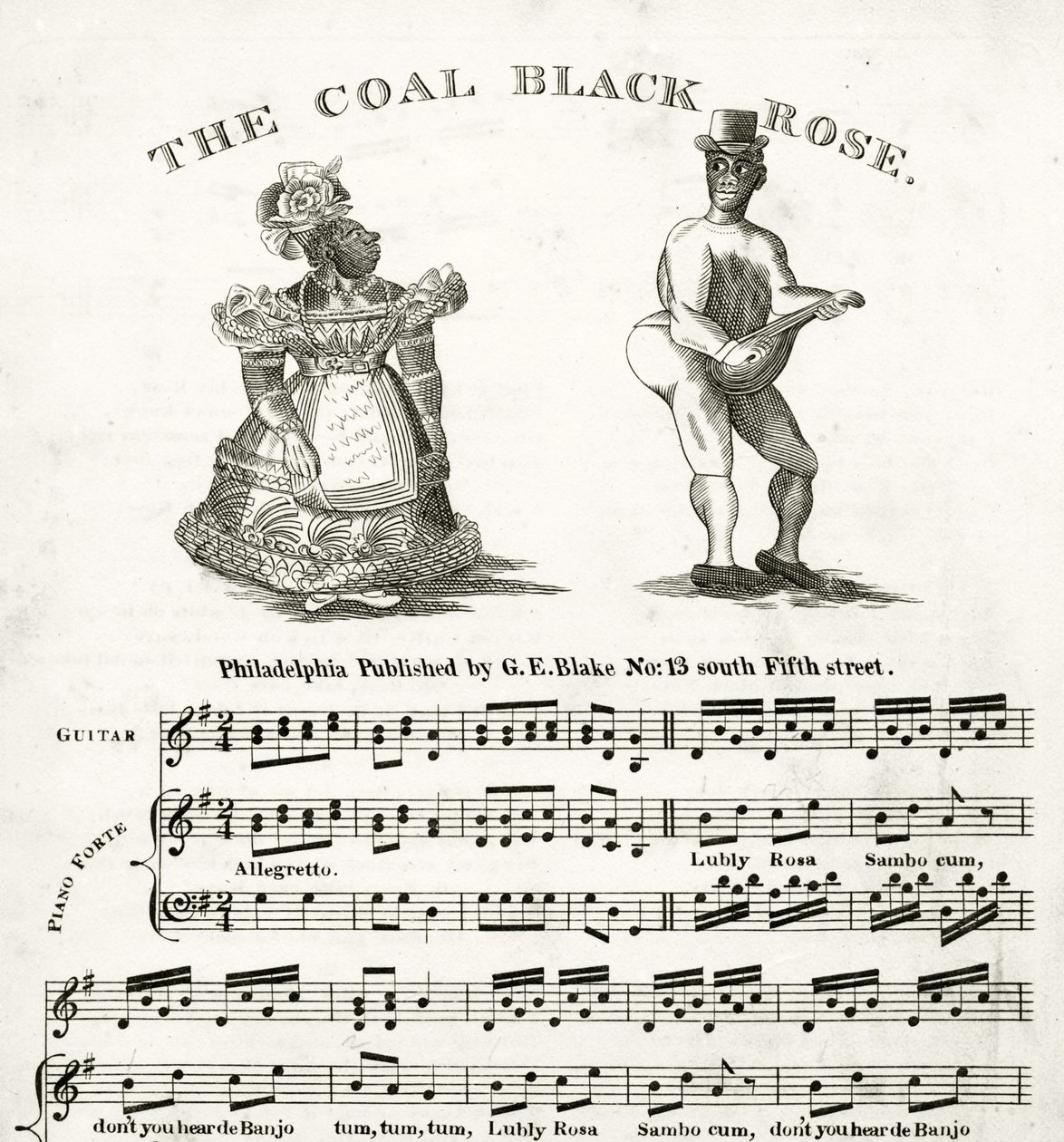 Noter til The Coal Black Rose av American School