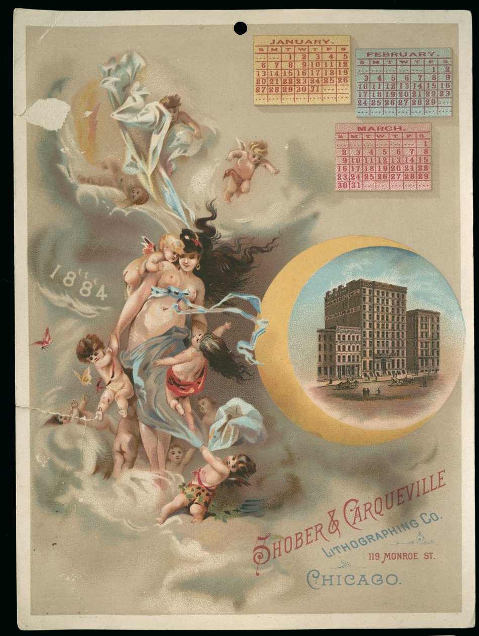 Shober & Carqueville Trade Card av American School