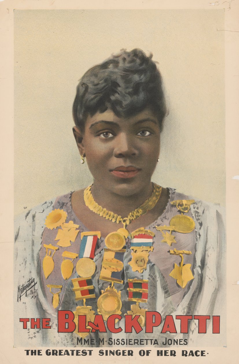 Sissieretta Jones, også kjent som "Black Patti", 1899 av American School