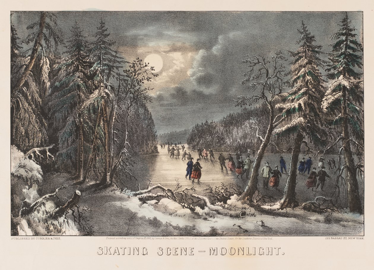 Skøytescene - Måneskinn av American School
