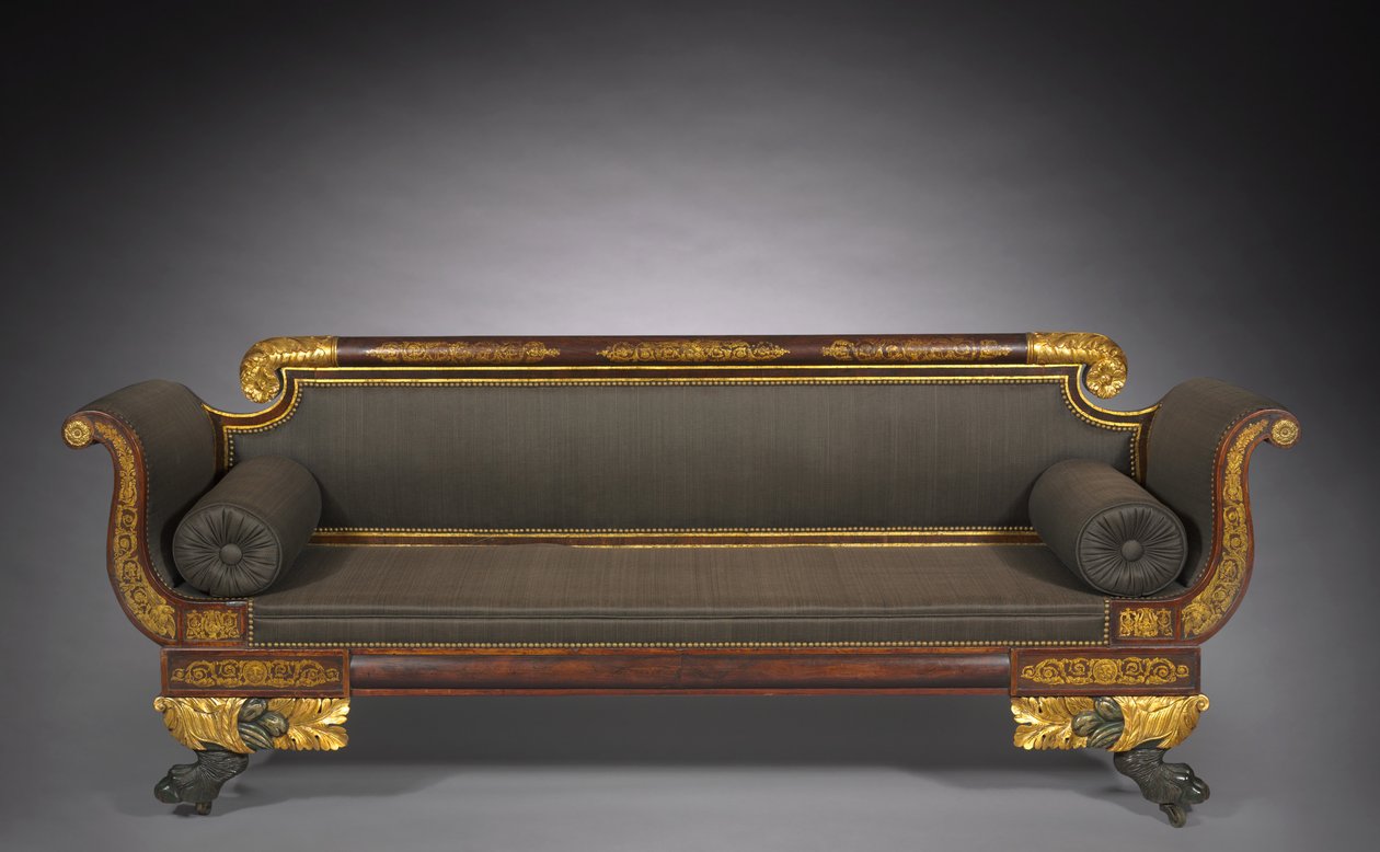 Sofa, ca. 1820 av American School