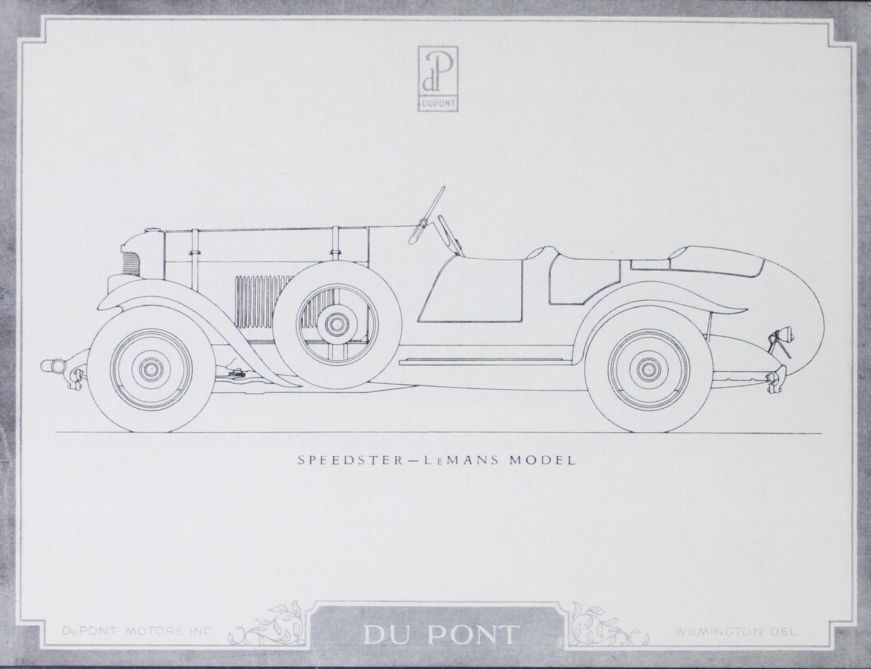 Speedster - LeMans-modell, DuPont Motor Cars, 1921 av American School