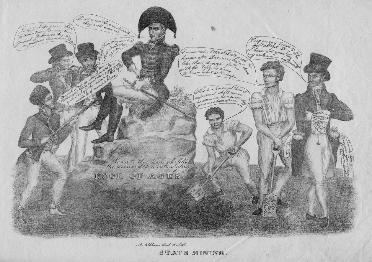 Statens gruvedrift, ca. 1828 av American School