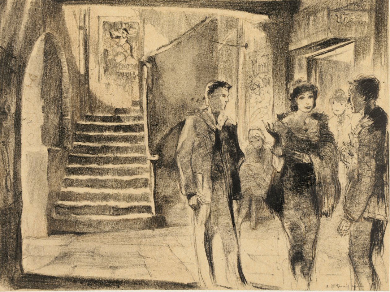 Storyboard fra "An American in Paris" av American School