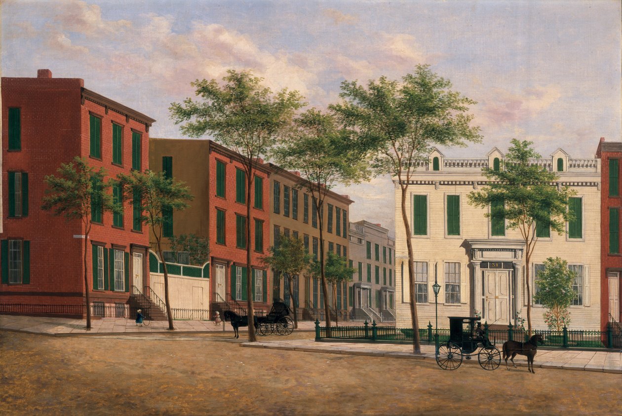 Street i Brooklyn, 1880-90 av American School