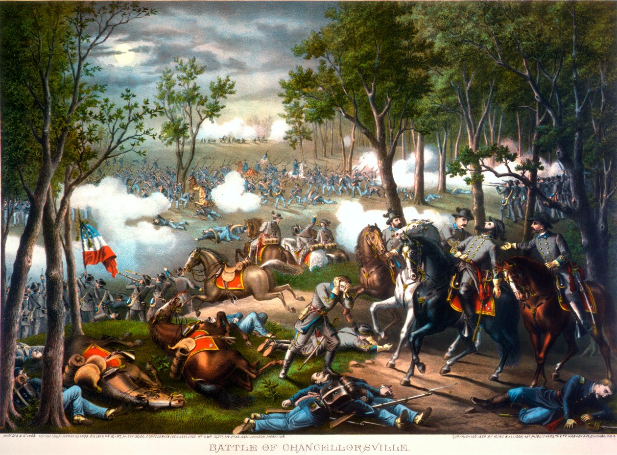 Slaget ved Chancellorsville, Virginia, 1863 av American School
