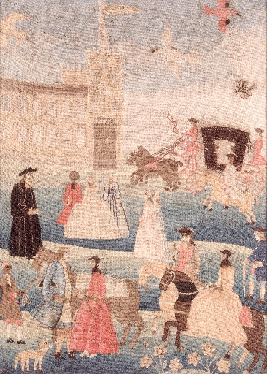 The Chandler Wedding Tapestry, ca. 1756 av American School