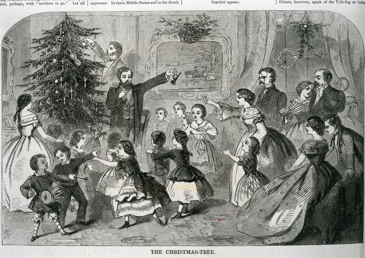 Juletreet, illustrasjon fra 
