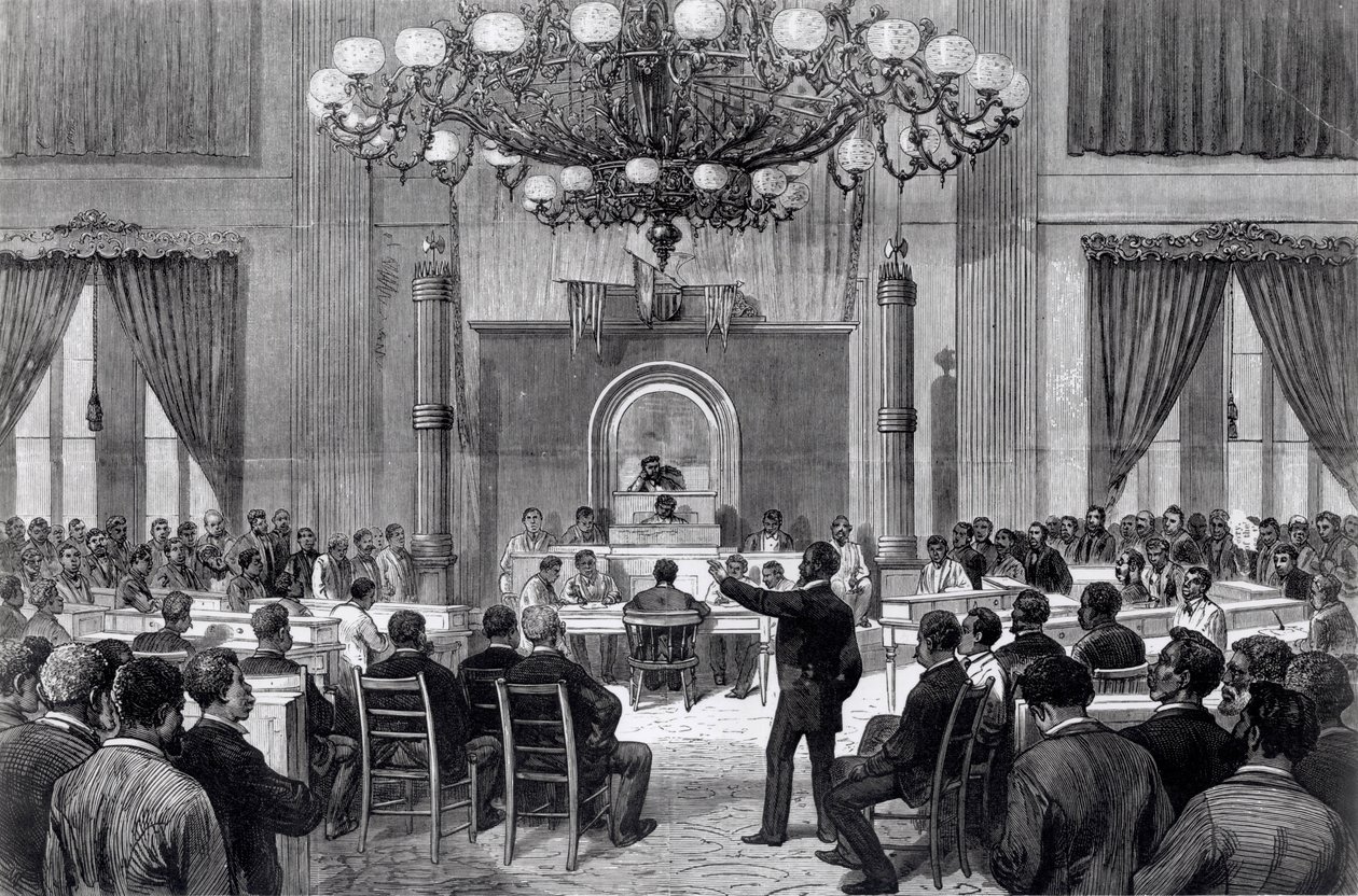 The Colored National Convention i Session, Nashville, Tennessee, 5.-7. april 1876, fra 