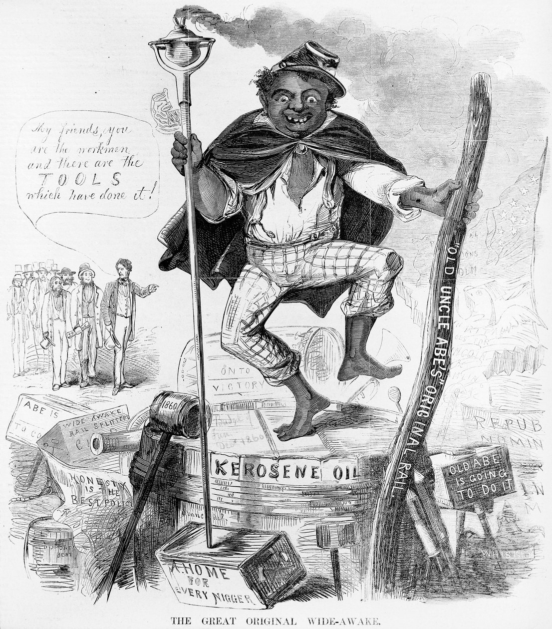 The Great Original Wide-Awake, ca. 1860 av American School