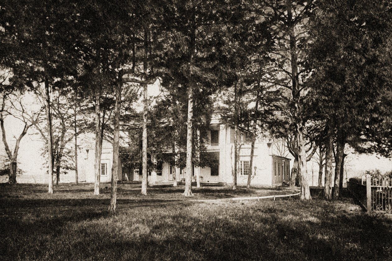 The Hermitage, Nashville, Tennessee, 1915 (sepia tone dyptrykk) av American School