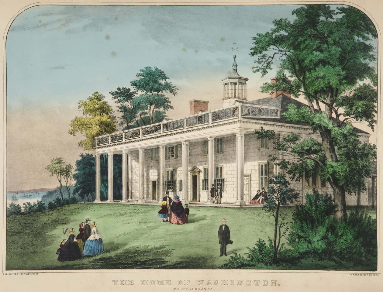 Hjemmet til Washington, Mount Vernon, Virginia av American School