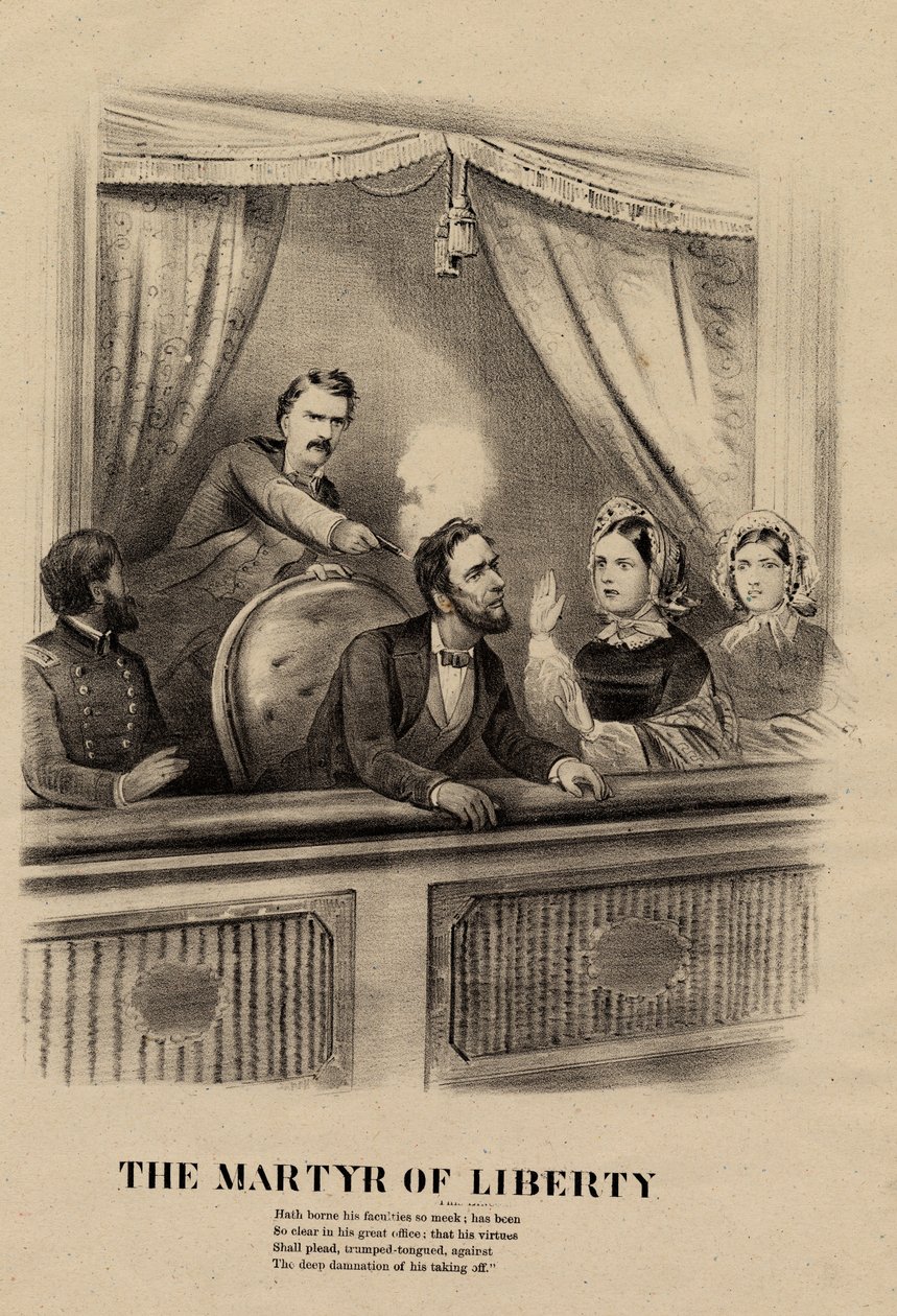 The Martyr of Liberty, 1865 av American School
