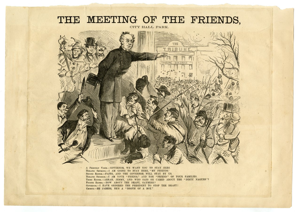 Vennemøtet, Rådhusparken, 1863 av American School