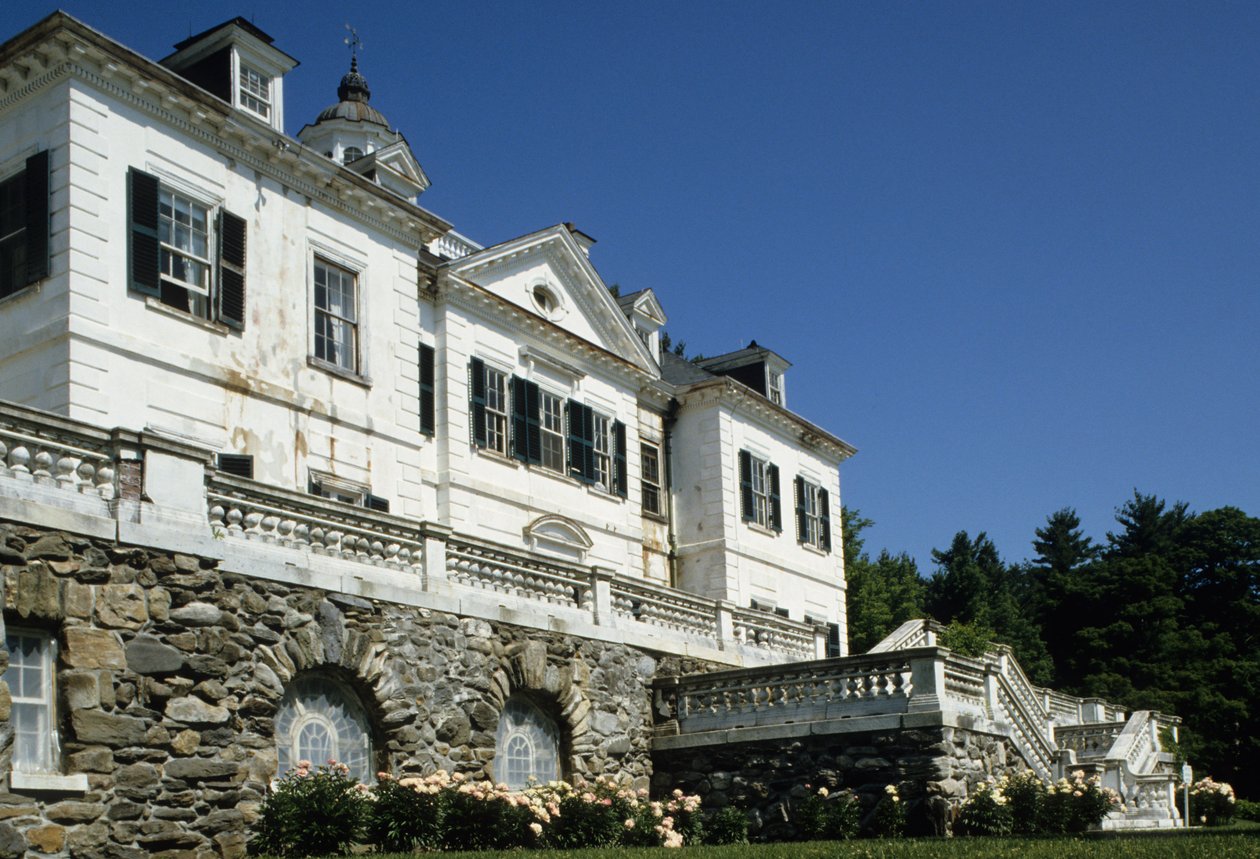 Mountet, designet av Edith Wharton, sto ferdig i 1902 av American School