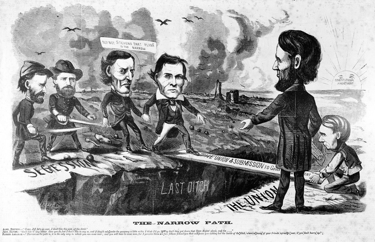 Den smale sti, ca. 1863 av American School