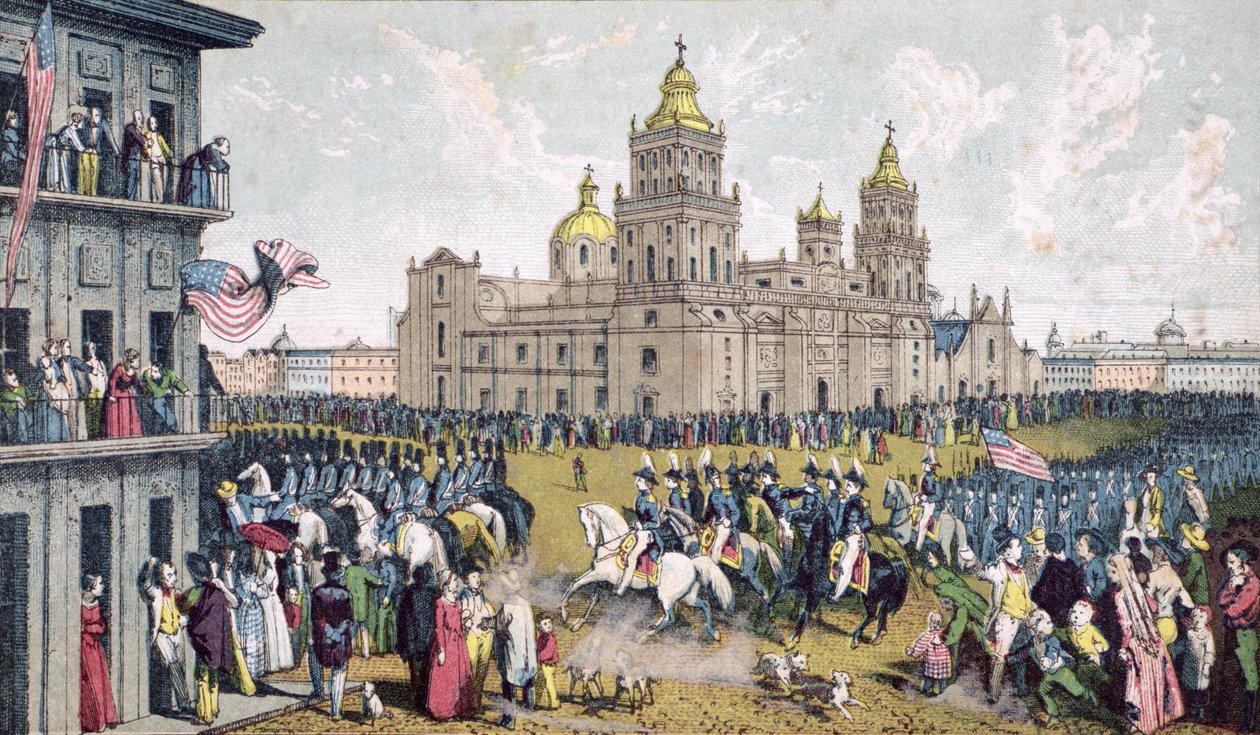 Okkupasjonen av hovedstaden i Mexico av den amerikanske hæren, 1846-48 av American School