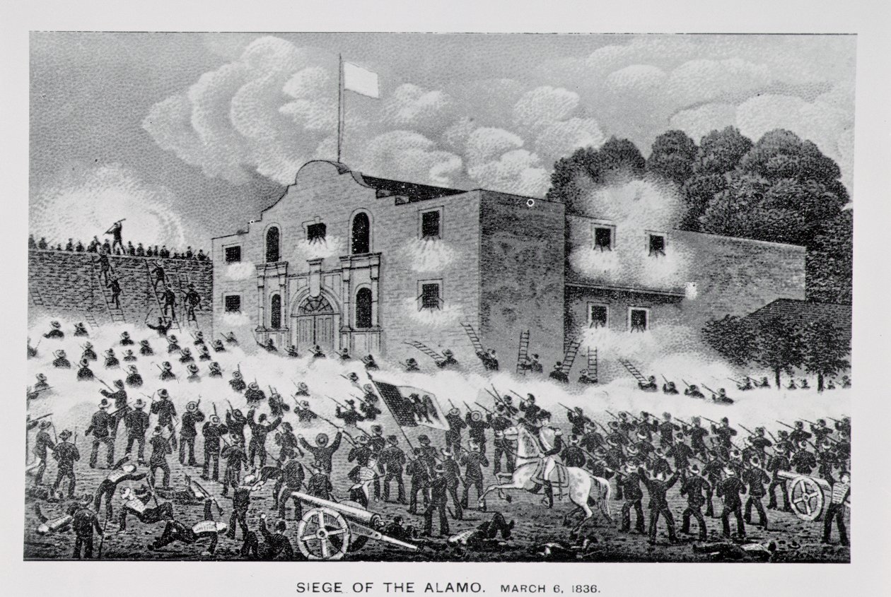 The Siege of the Alamo, 6. mars 1836, fra 