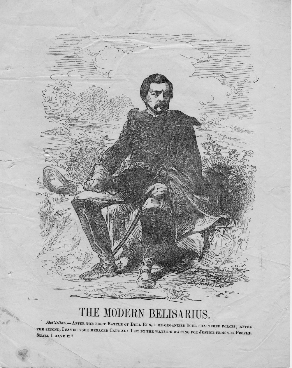 Den moderne Belisarius, ca. 1864 av American School