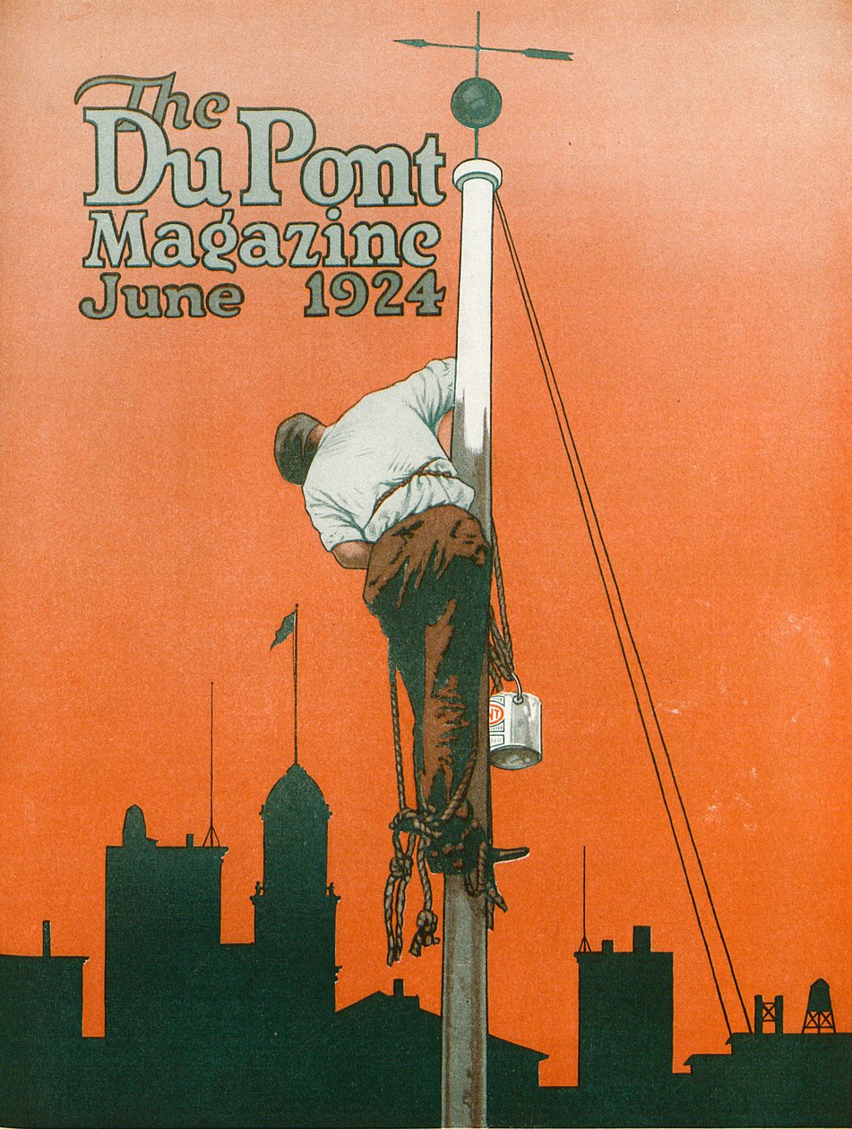 Det er ingen All-purpose Paint, forsiden av DuPont Magazine, juni 1924 av American School