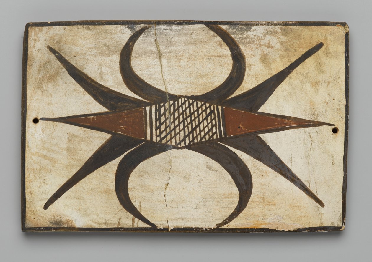 Flis, laget i Mesa, Arizona av Hopi People (leire og slip) av American School