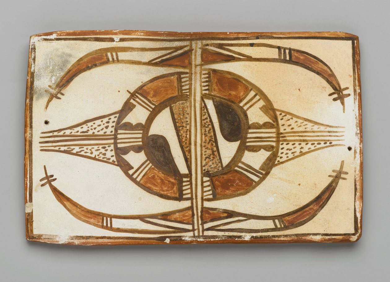 Flis, laget i Mesa, Arizona av Hopi People (leire og slip) av American School
