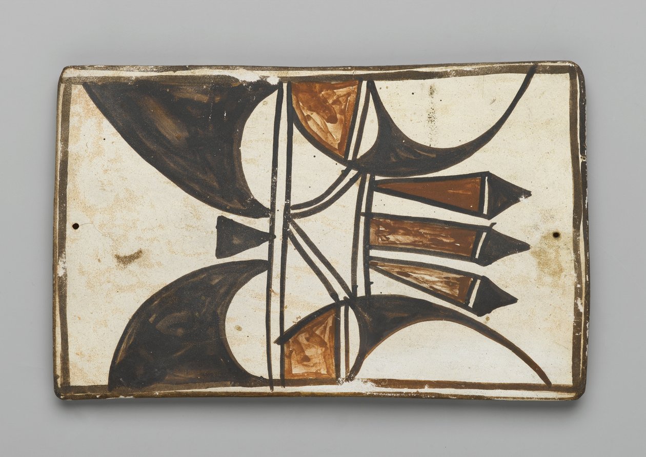 Flis, laget i Mesa, Arizona av Hopi People (leire og slip) av American School
