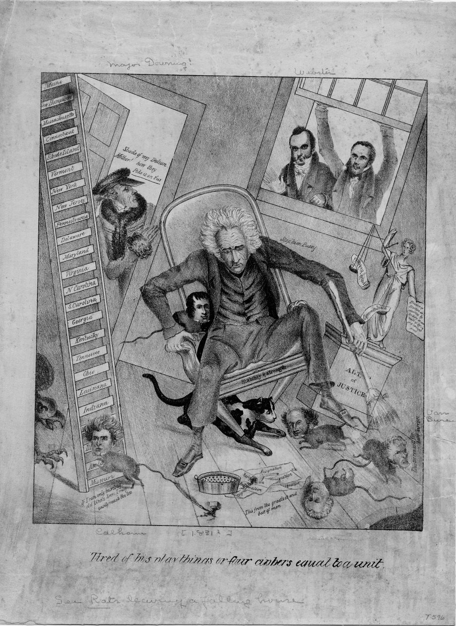 Lei av leketøyene hans, eller, Fire siffer lik en enhet, ca. 1831 av American School