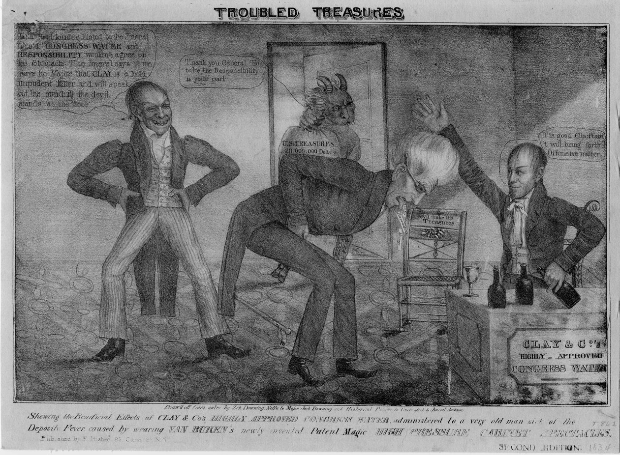 Urolige skatter, 1833 av American School