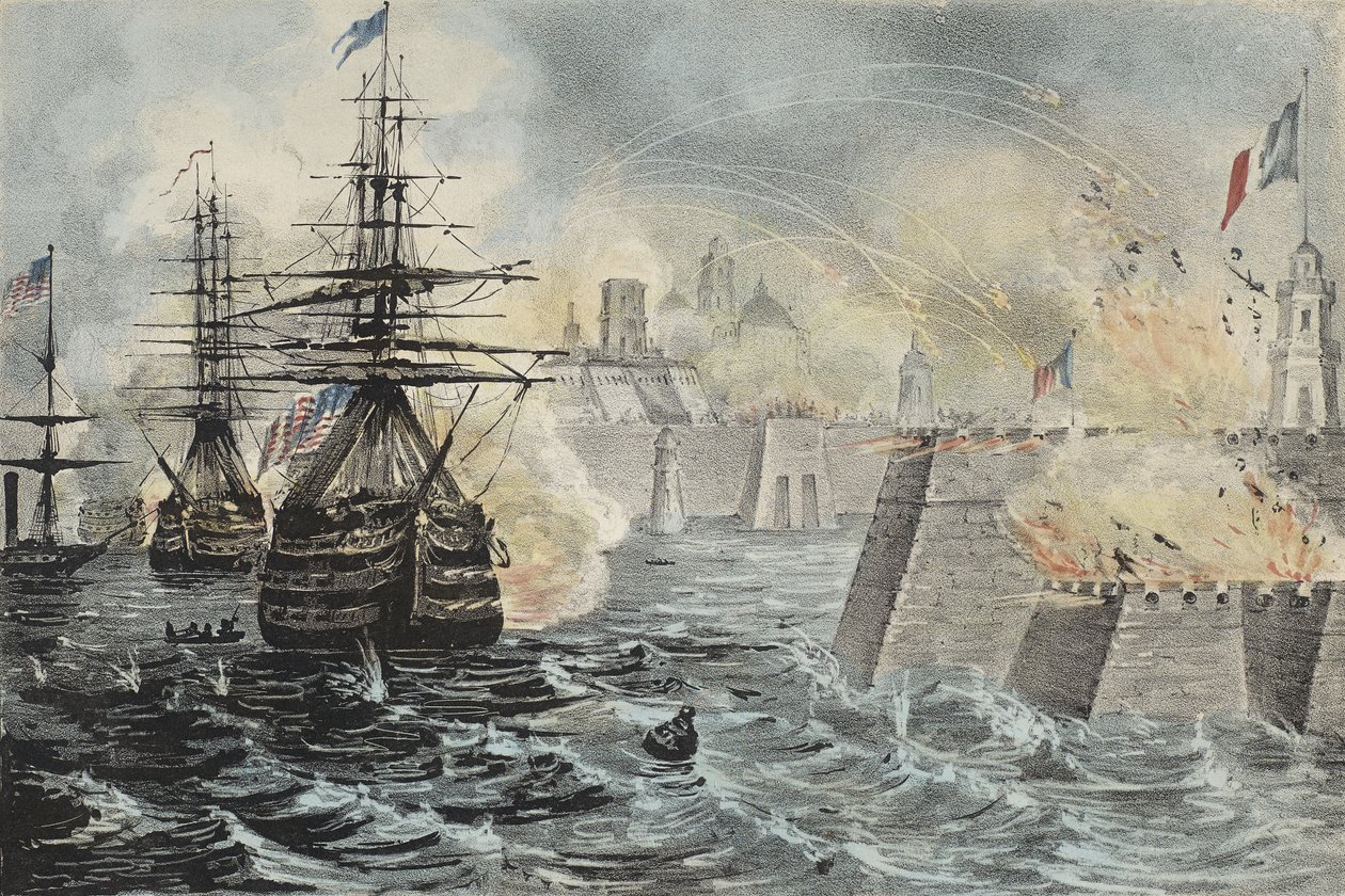 Seiersbombardement av Vera Cruz av American School