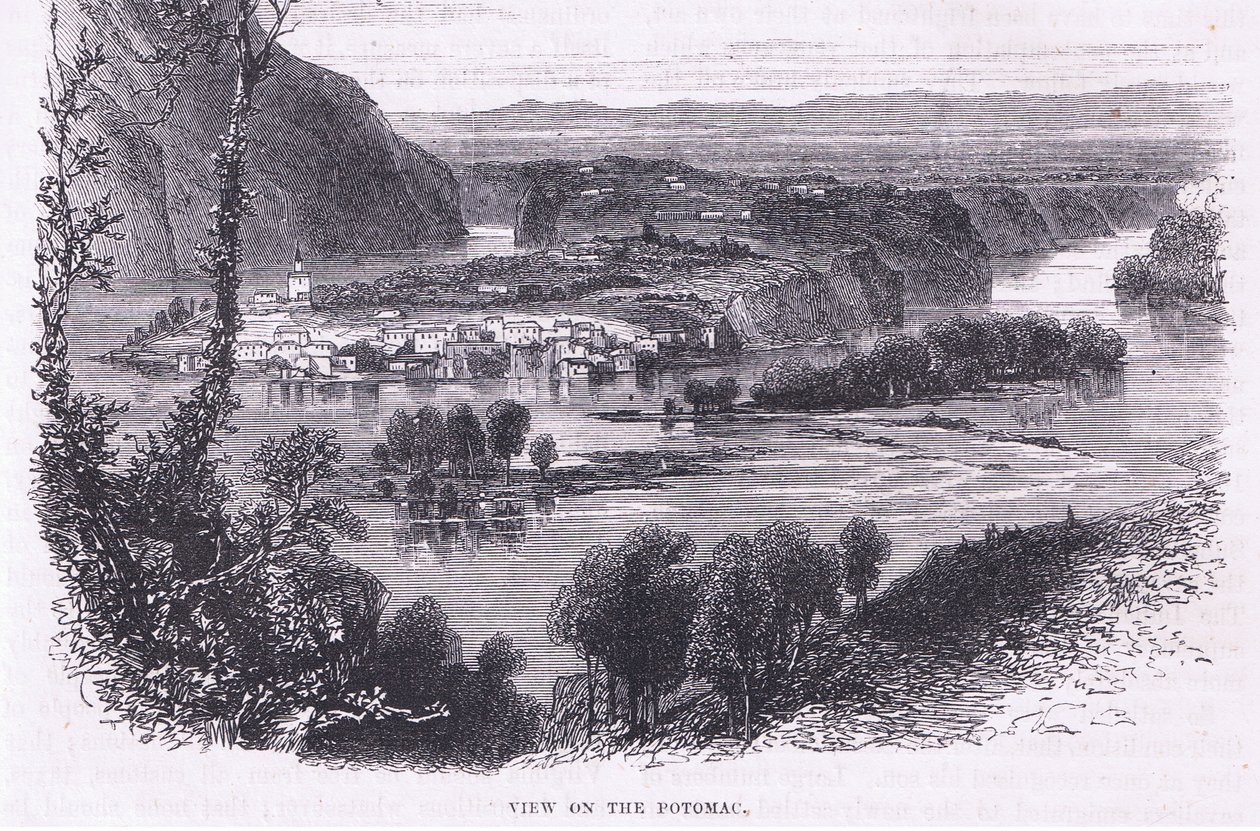 View of the Potomac, illustrasjon fra Cassell