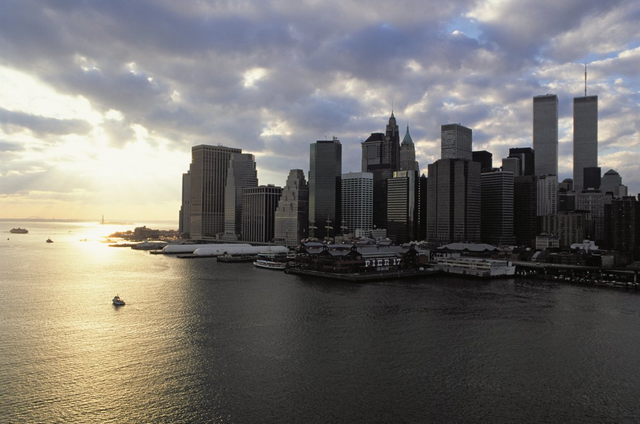 Utsikt mot finansdistriktet over East River av American School