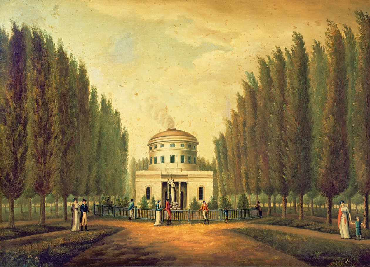 Water Works, Center Square, Philadelphia, ca. 1815 av American School
