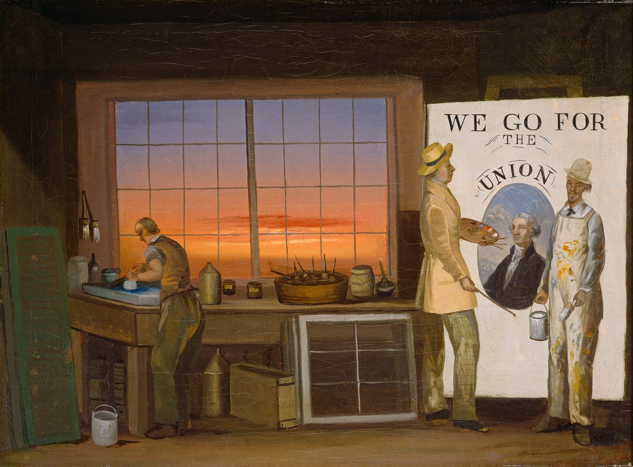 Vi går for unionen, ca. 1840-1850 av American School