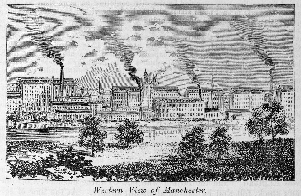 Western View of Manchester, fra 