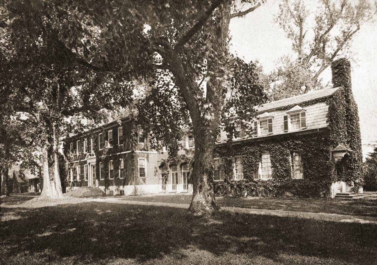 Westover Plantation, Virginia, 1915 (sepia tone dyptrykk) av American School