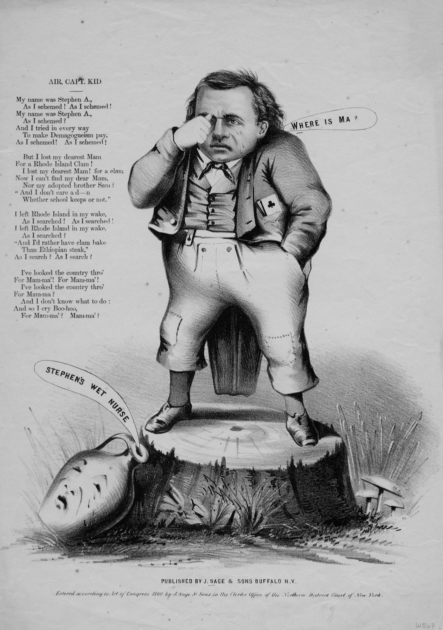 Where is Ma?, utgitt av Currer & Ives, New York, 1860 av American School
