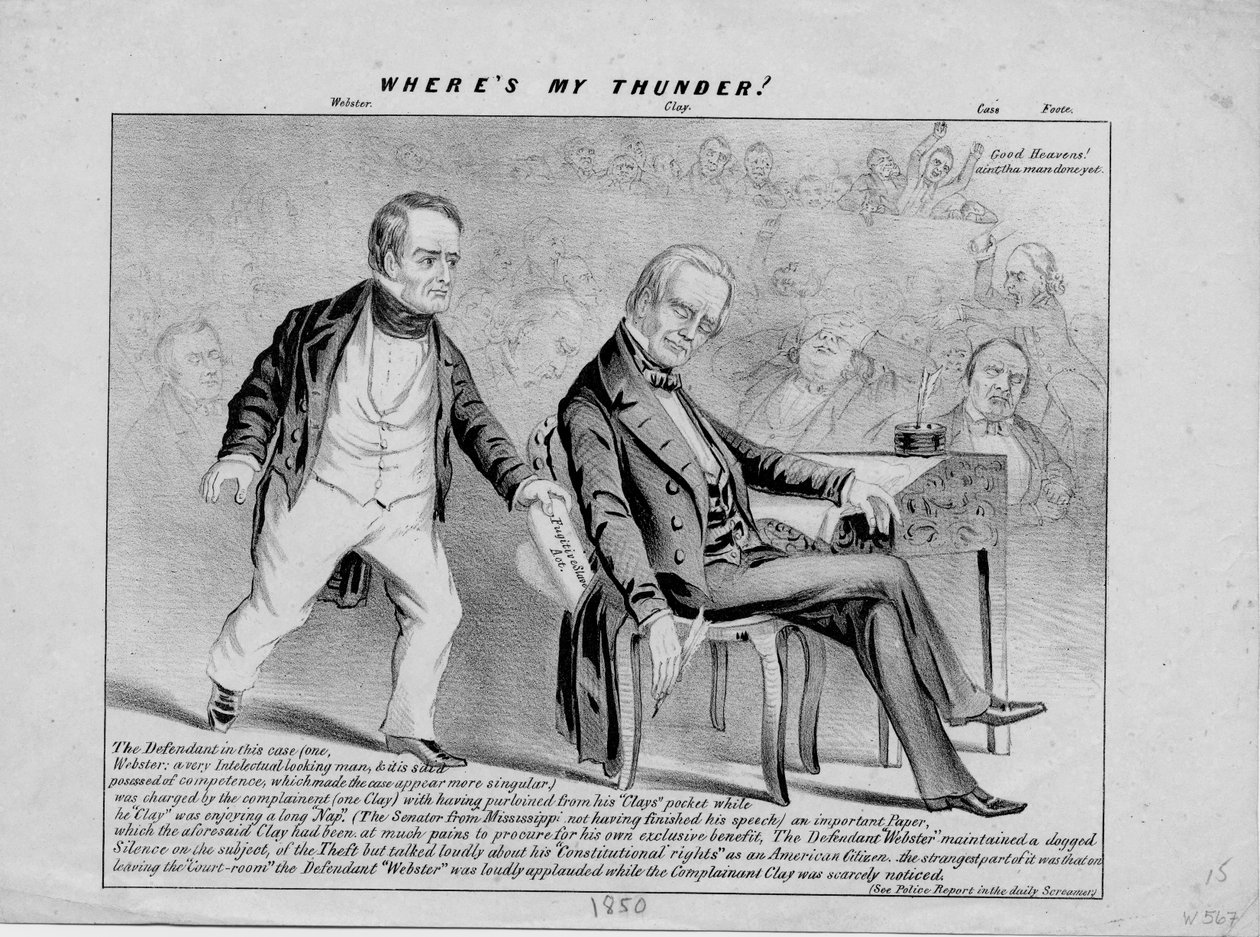 Hvor er tordenen min?, c. 1850 av American School
