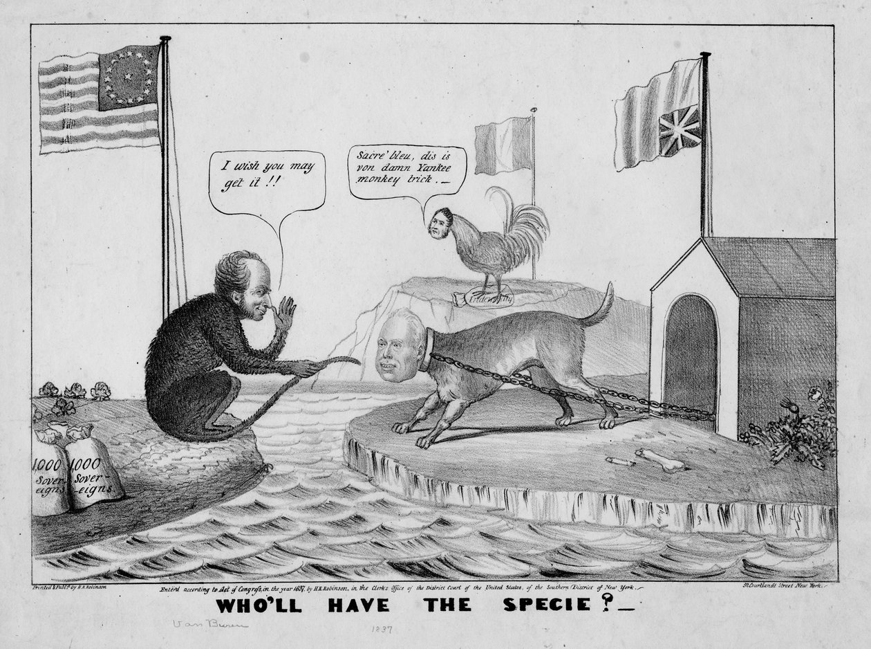 Hvem har arten?, 1837 av American School