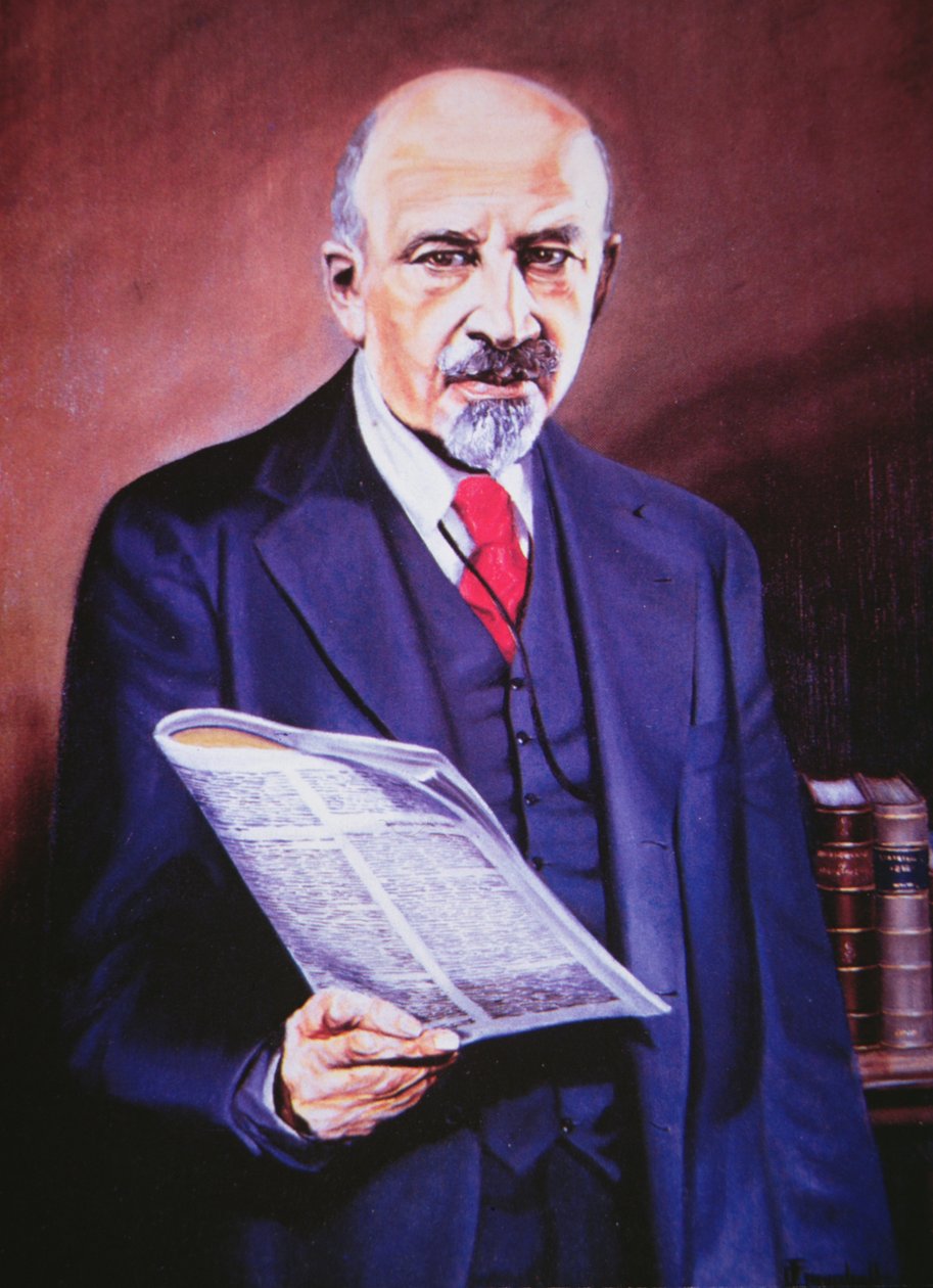 William Edward Burghardt du Bois (1868-1963) (olje på lerret) av American School